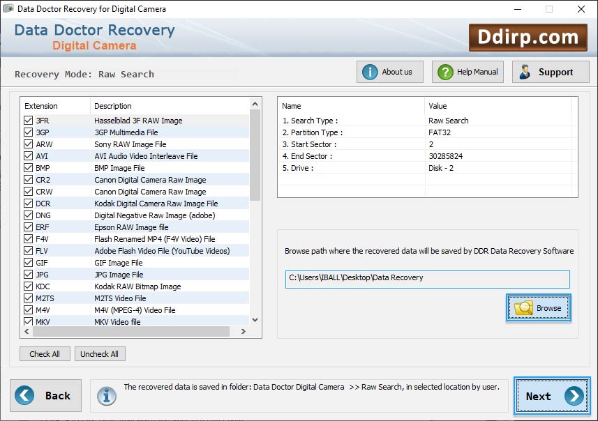 Digital Camera Data Recovery