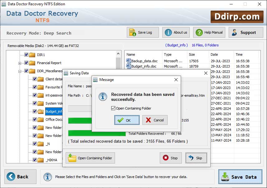 NTFS Data Recovery