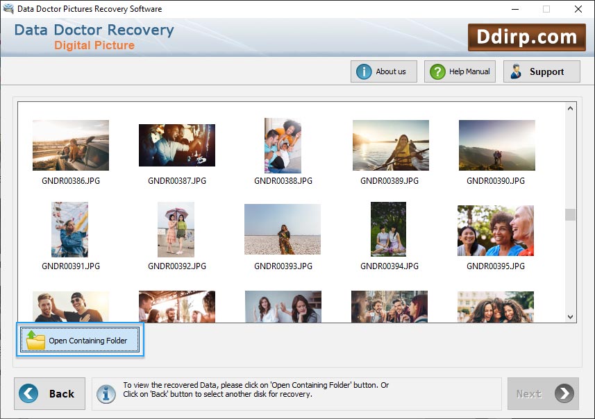 Digital Pictures Recovery