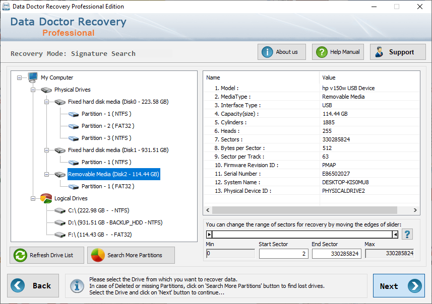 Professional Data Recovery Software